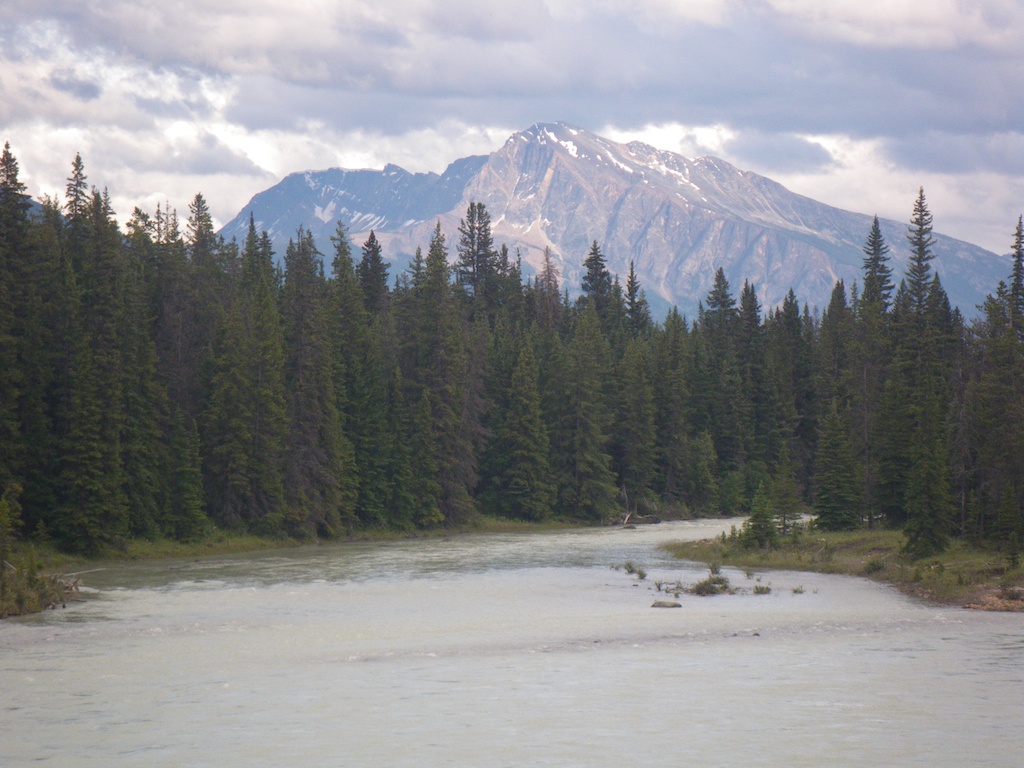 The Athabasca river.