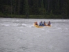 River rafting at Athabasca River near Becker's Chalets