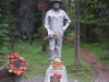 Memorial of Ukrainian internees at Castel Camp during WWI.